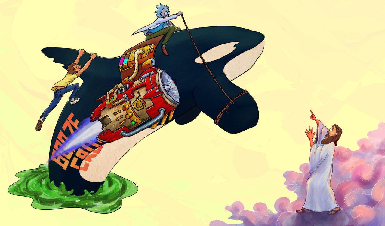 Rick and Morty by jamitor