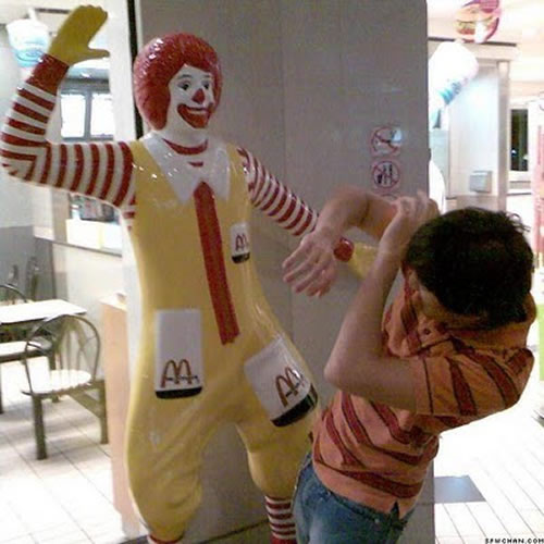Image result for ronald mcdonald fail