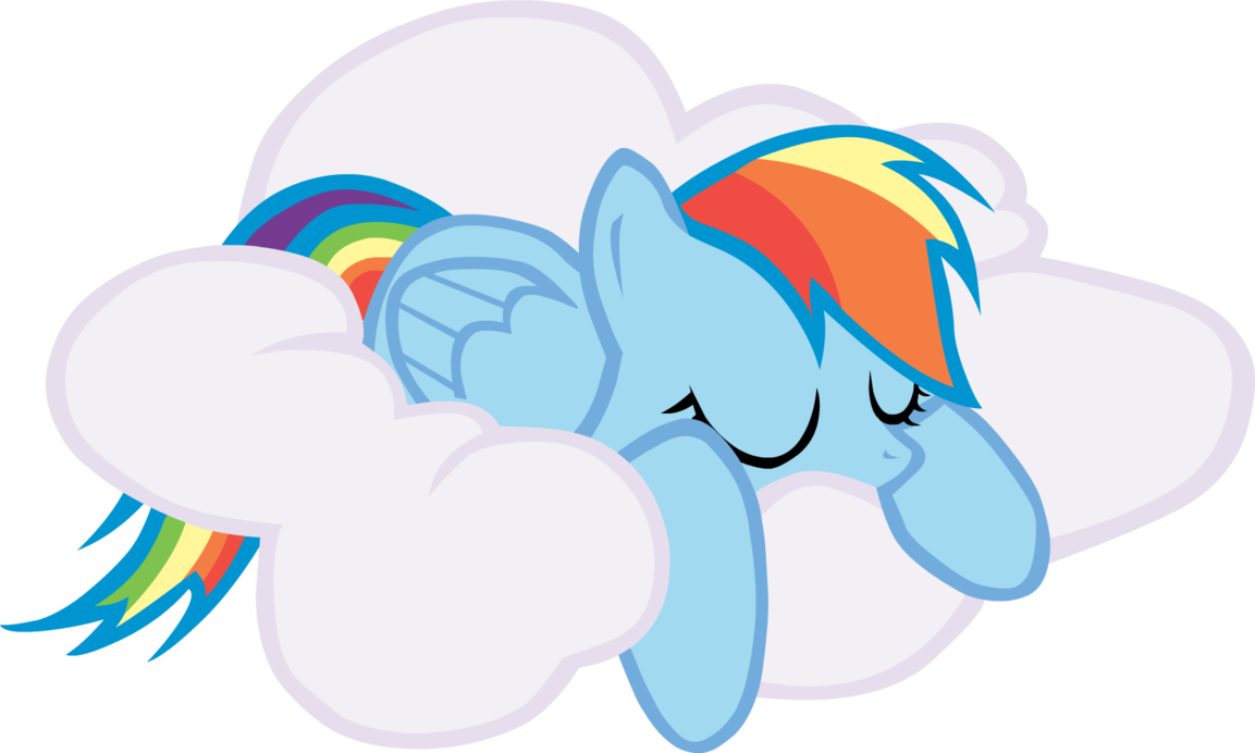 Image result for rainbow dash sleeping