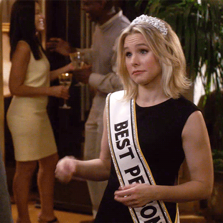 Kristen Bell Best Person GIF by The Good Place - Find & Share on GIPHY