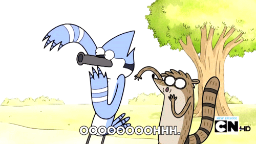 Image result for mordecai and rigby ohhhhh