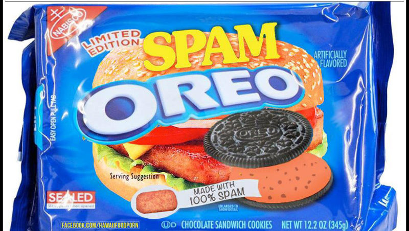 Image result for spam oreos