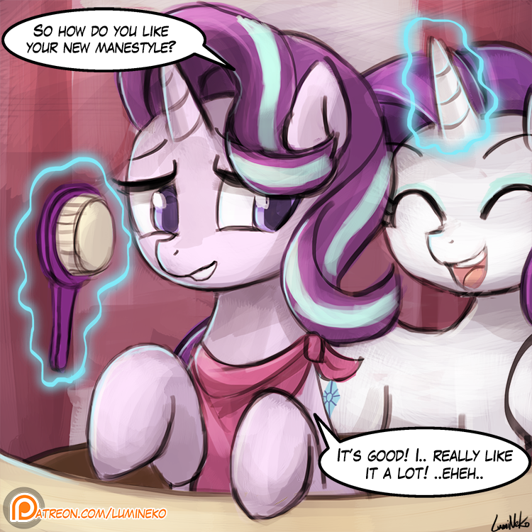 Image result for rarity and starlight glimmer fanart