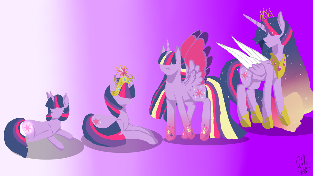 speedpaint_mlp__growing_twilight_sparkle