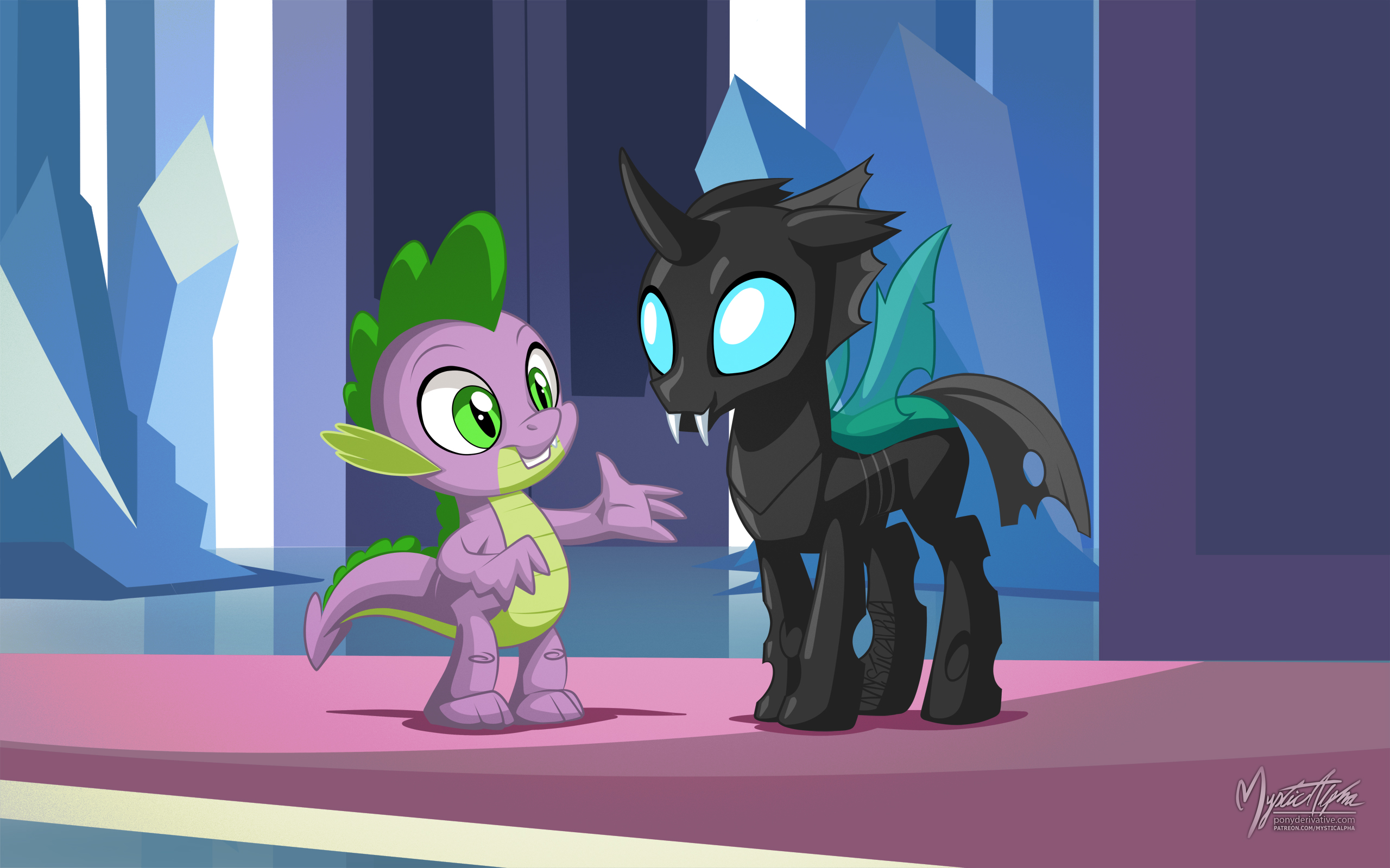 Spike and Thorax by mysticalpha