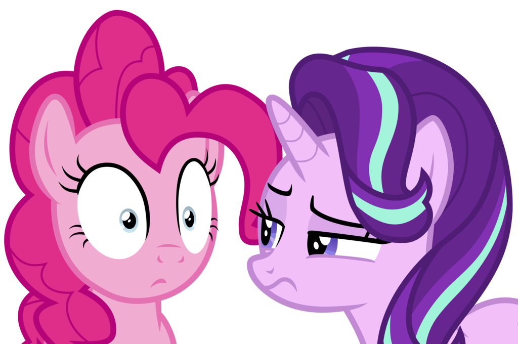 Starlight not sure with pinkie. by Uponia