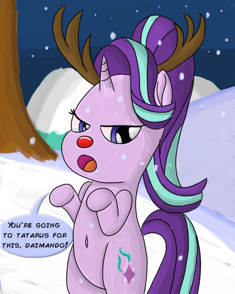 Starlight Reindeer is NOT amused