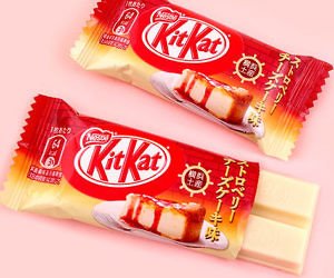 Image result for Strawberry kitkat