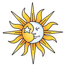 Image result for sun and moon combined
