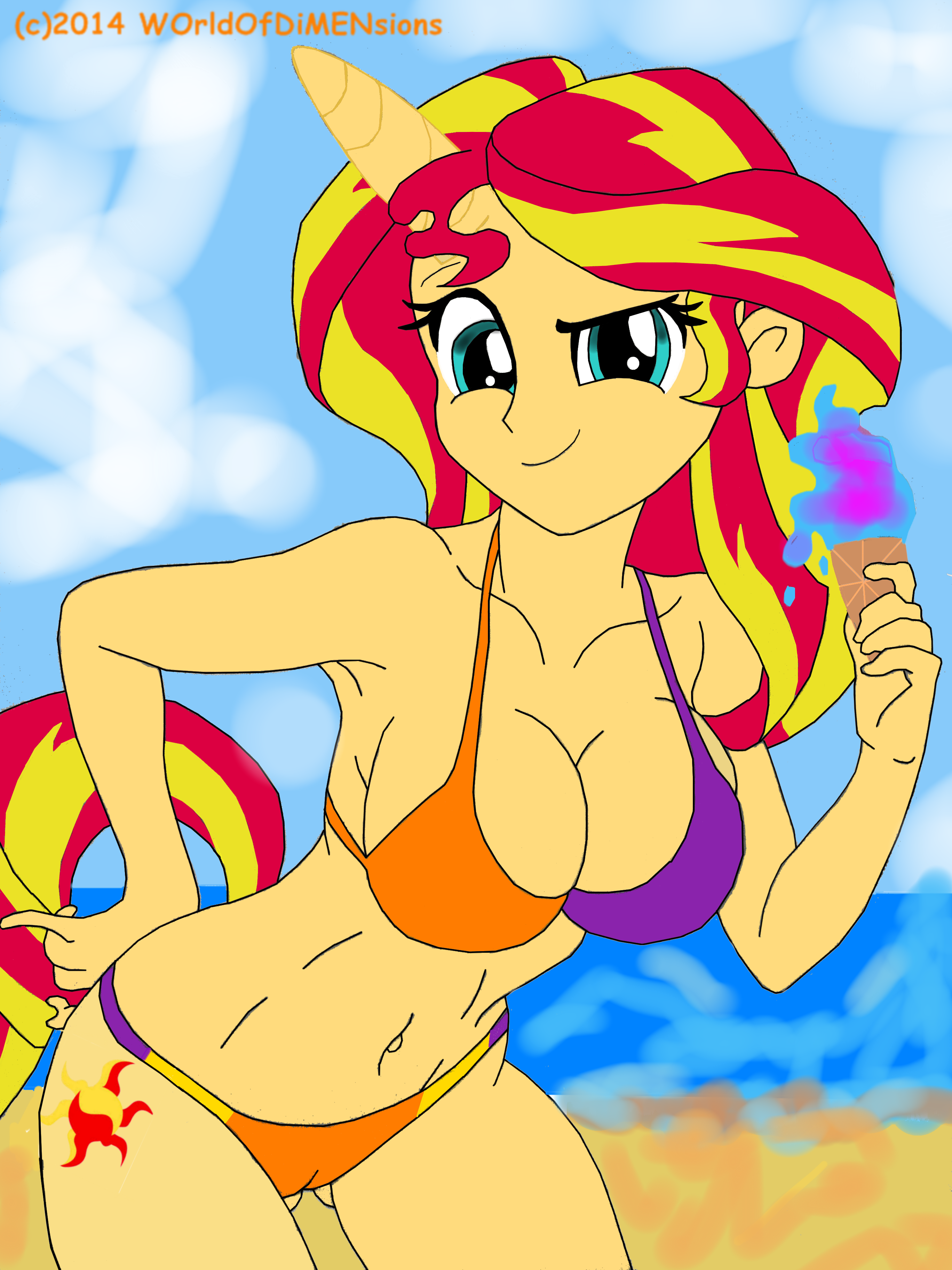 sunset_beach_by_worldofdimensions-d7oidl