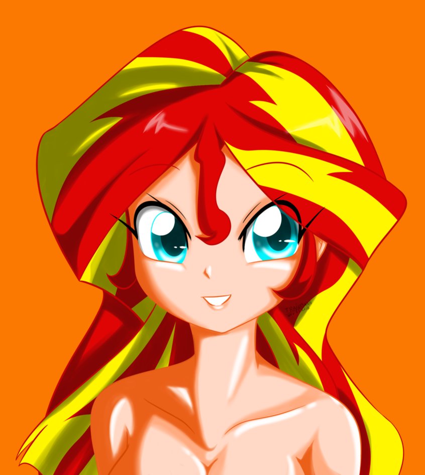 sunset_shimmer___smiling_through_the_sky