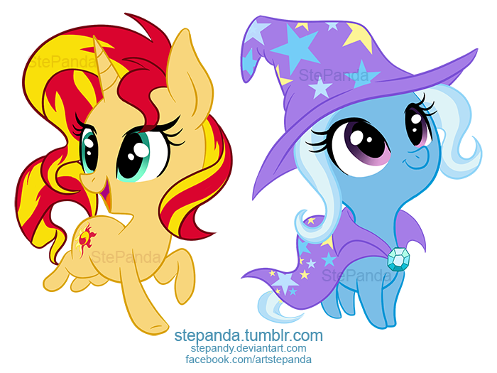 sunset_shimmer_and_trixie_by_stepandy-d8