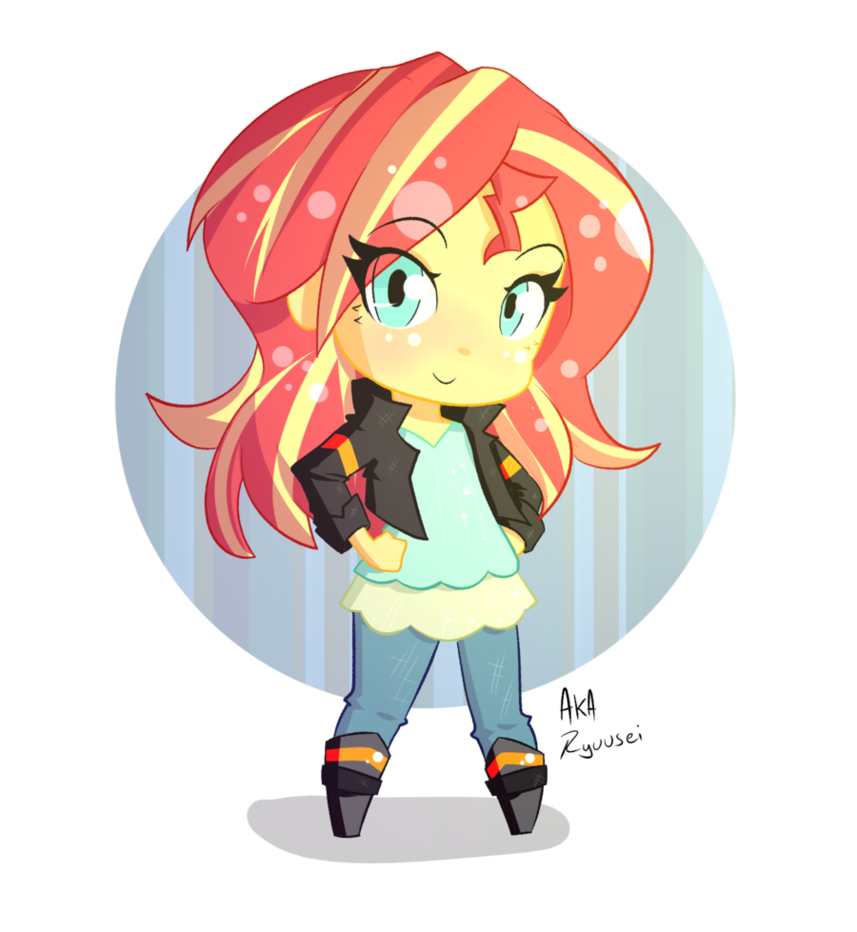 Sunset Shimmer Chibi by AkaRyuusei