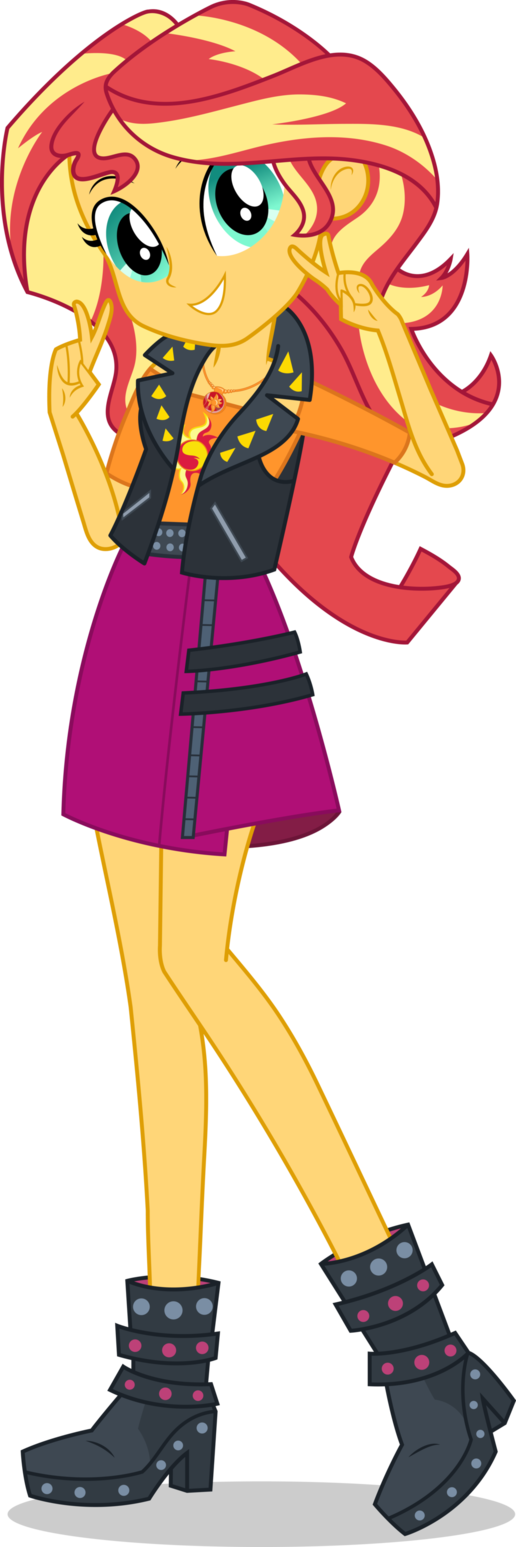 Sunset Shimmer Digital Series Vector by icantunloveyou
