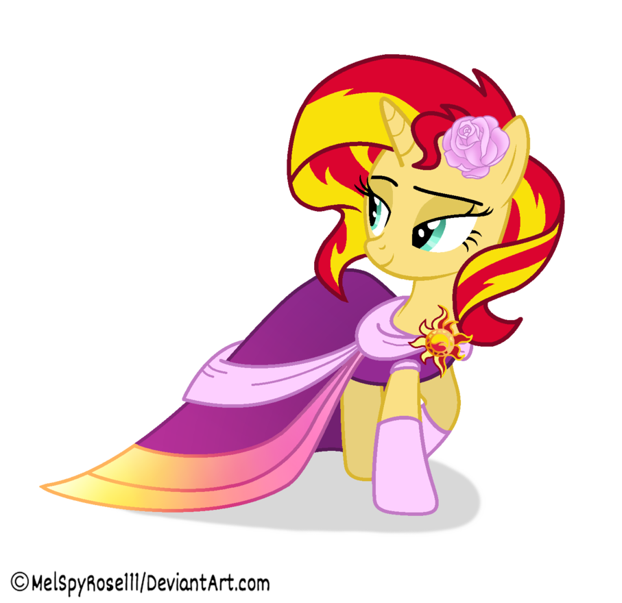 sunset_shimmer_in_gala_dress_by_melspyro