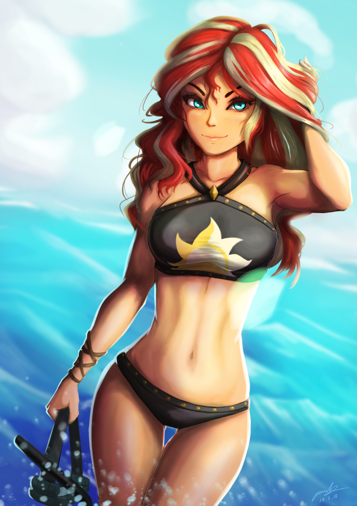 sunset_shimmer_in_swimsuit___re_by_the_p