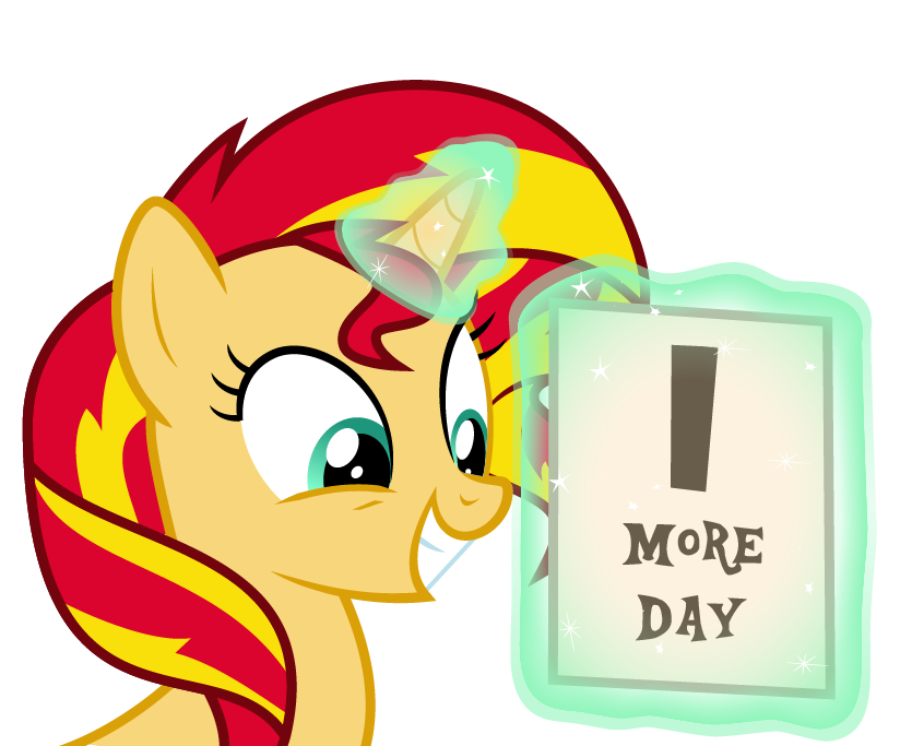Sunset Shimmer is Excited for Rainbow Rocks by MoHawgo
