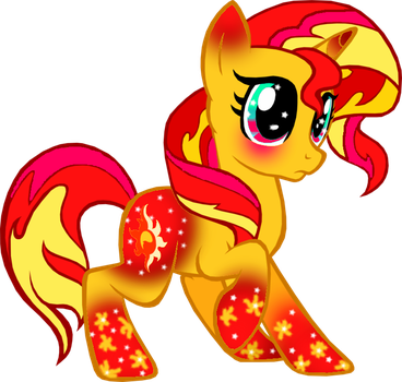 sunset_shimmer_rainbowlified_by_beapony-