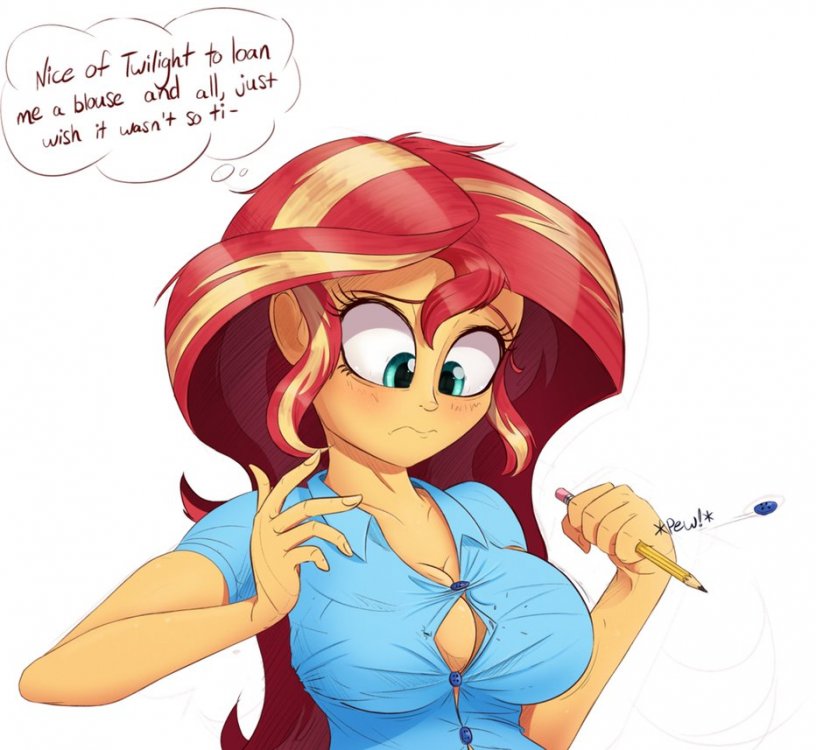 sunset_shimmer_tight_t_shirt_by_quewisor