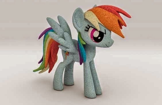 Image result for 3D-printed Rainbow dash