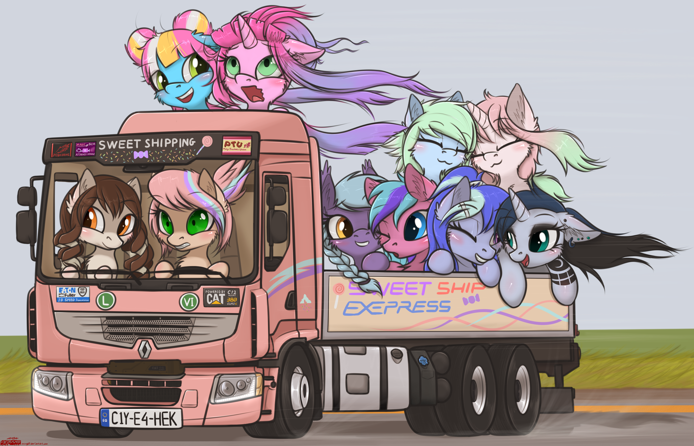 Sweet shipping express !! by orang111