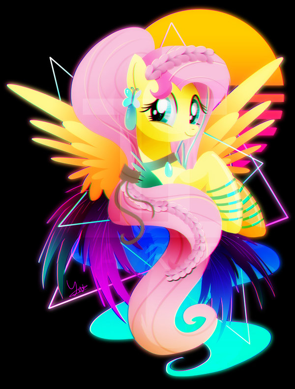 Synthwave Fluttershy