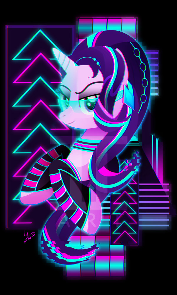 Synthwave Starlight Glimmer by II-Art