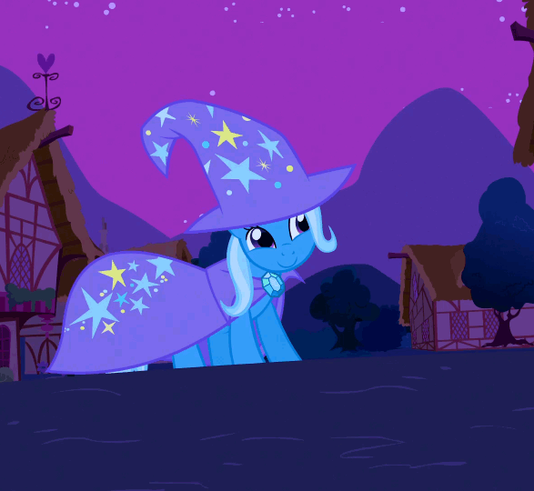 Image result for mlp trixie smoke bomb gif