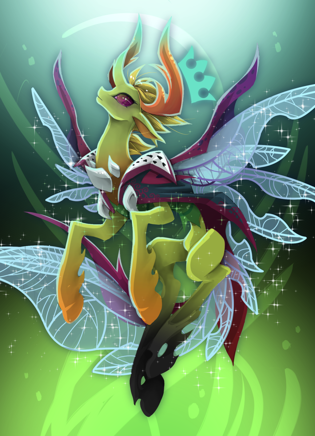 Thorax, King of Swarm by Taiga-Blackfield