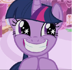 Size: 300x291 | Tagged: animated, excited, grin, lesson zero, rubbing hooves, safe, smiling, starry eyes, twilight sparkle