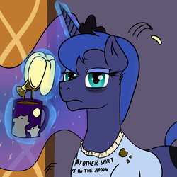 Image result for mlp luna banana eat