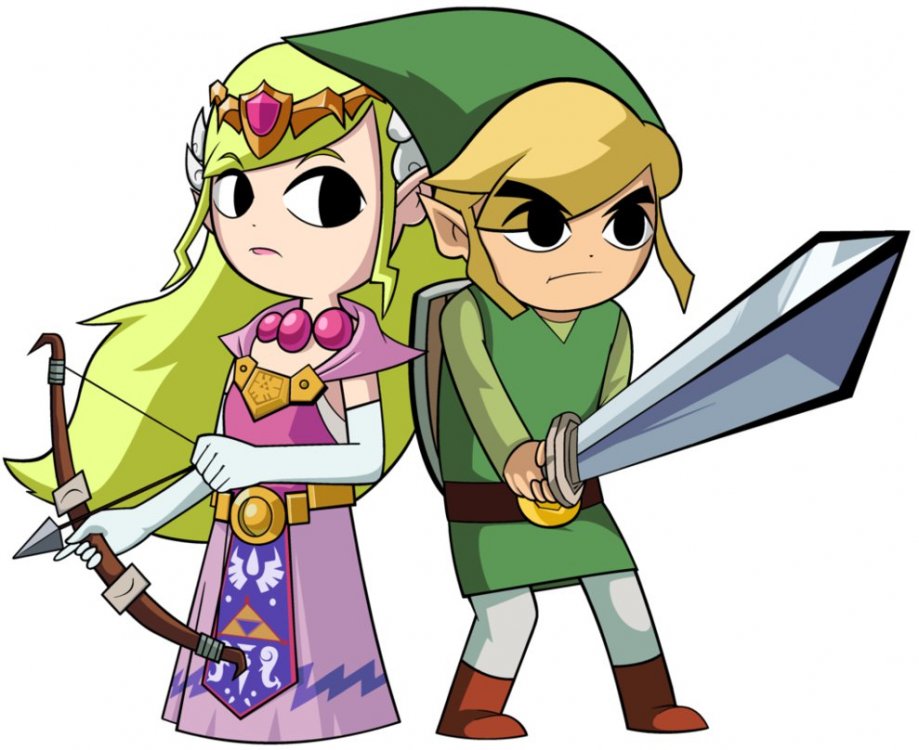 toon_link_and_toon_zelda_by_greatlucario