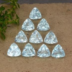 0.53 ct Огранка Триллион Фасетная Небесно Голубой Топаз Драгоценный камень 5.22 mm x 5.1 mm (Product ID: 489053)