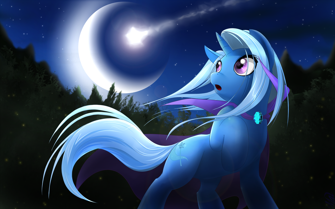 Trixie and falling star by Malifikyse