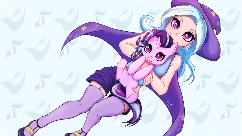 trixie_and_glimmer_by_the_park-davcilm.p