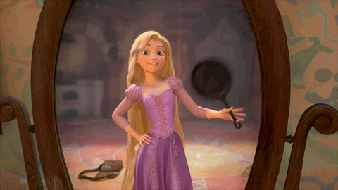 tangled disney Rapunzel disney gif tangled gif rapunzel frying pan  lessonsfromdisney •