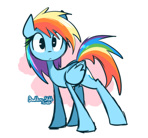 That one horse with the rainbow hair