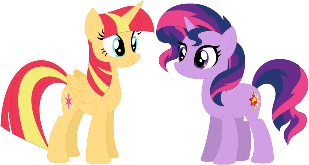 twilight_sparkle_and_sunset_shimmer_colo