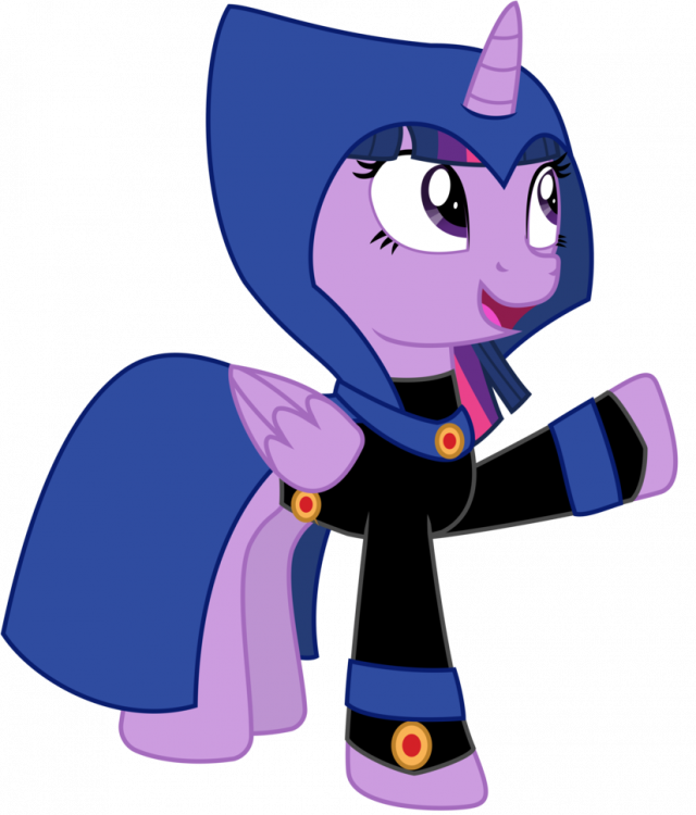 Twilight Sparkle As Raven by EJLightning007arts