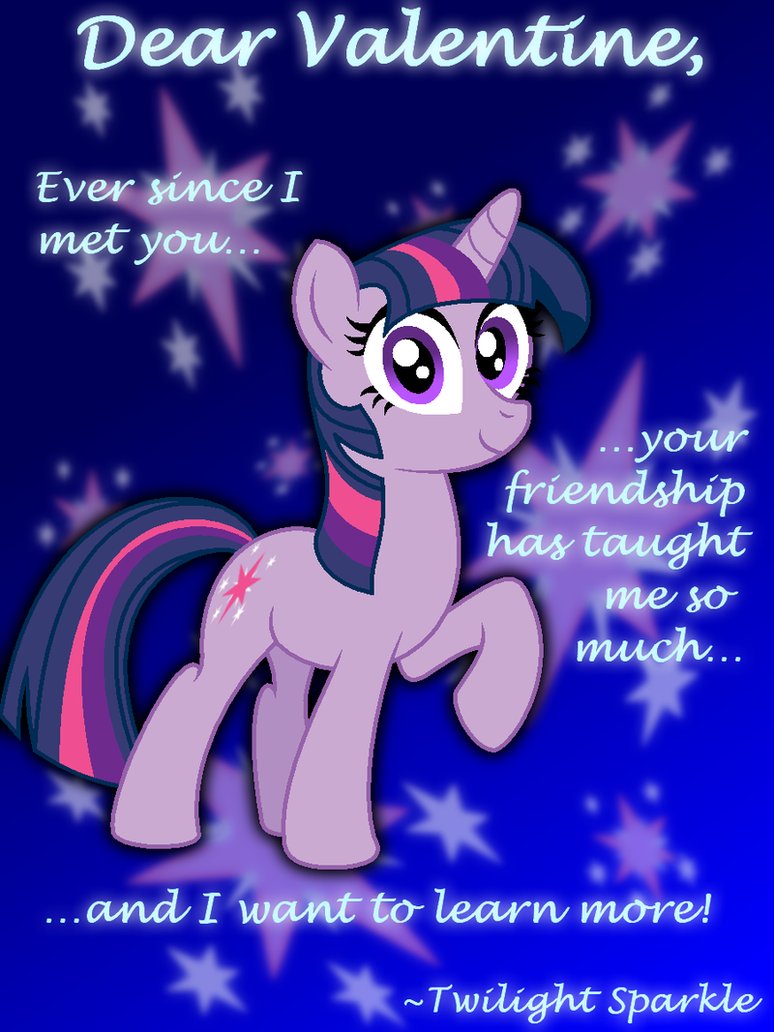 Twilight Sparkle Valentine's Day Card by AleximusPrime