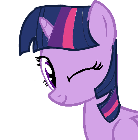 twilight_sparkle_wink_vector_by_mlprocks