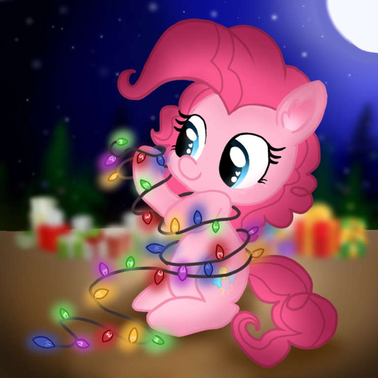 Pinkie's Christmas Decorations by frosty-cupcak3