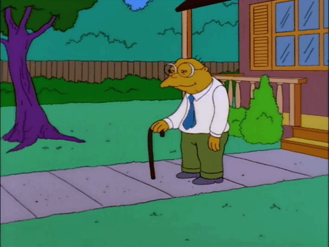 Hans Moleman Productions Presents: Man Getting Hit By Football : TheSimpsons