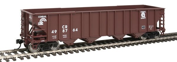 Walthers Mainline 910-1955 HO Scale 4 Bay 100-Ton Hopper Conrail CR #498764