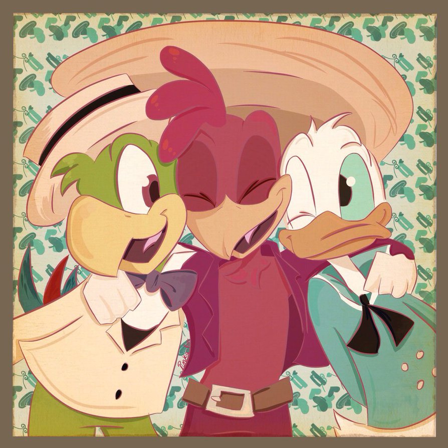 We're the three caballeros by Punkin-love
