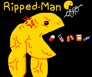 Image result for ripped pacman