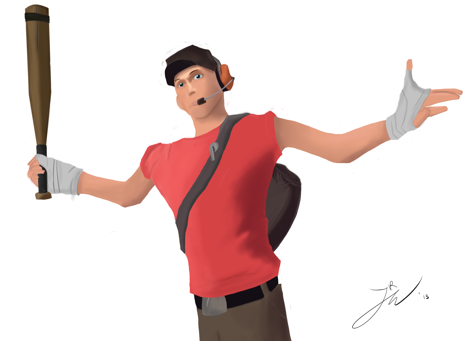 TF2 Scout painting! 