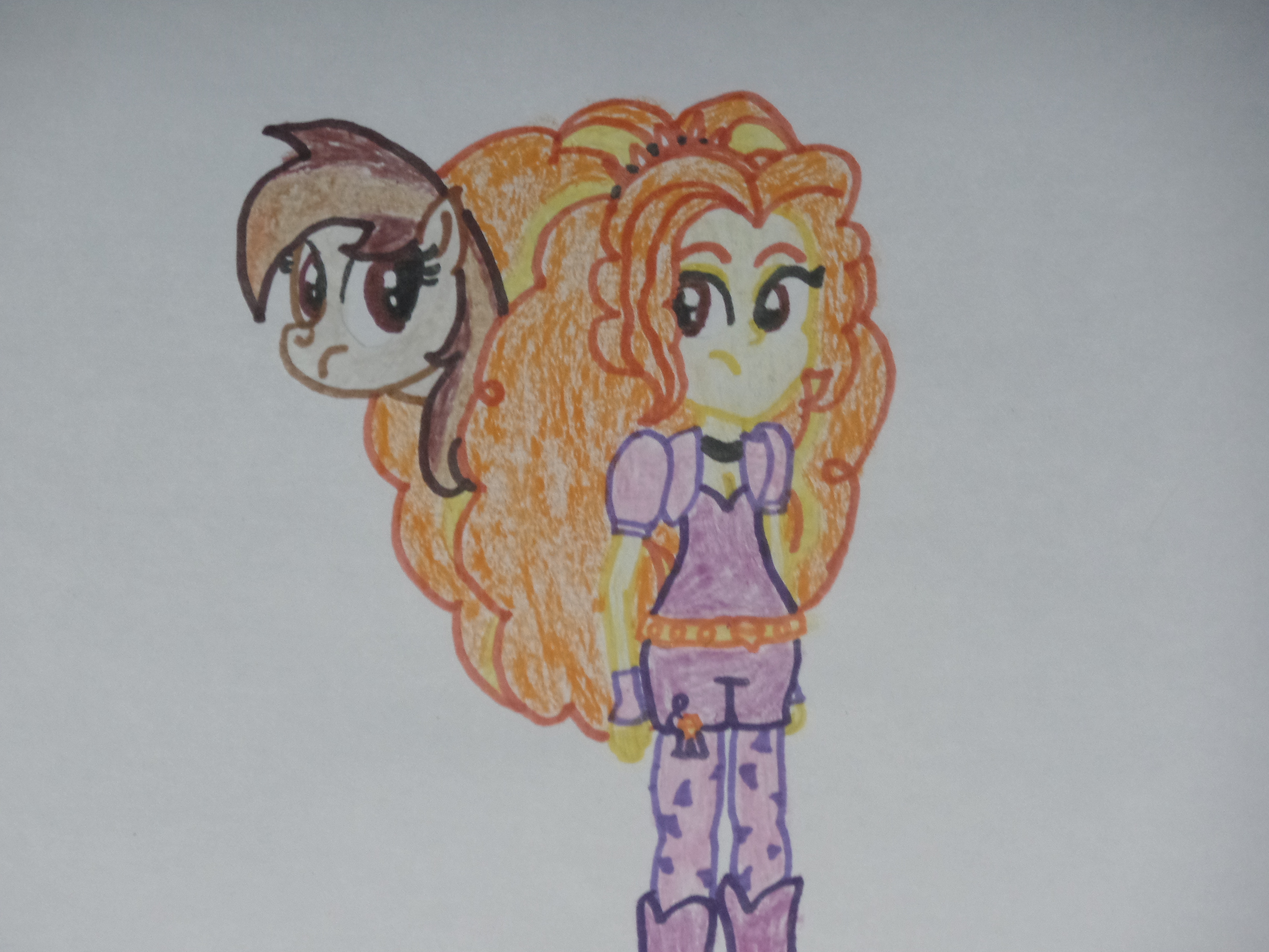 Wubcake and Adagio - Visual Fan Art - MLP Forums