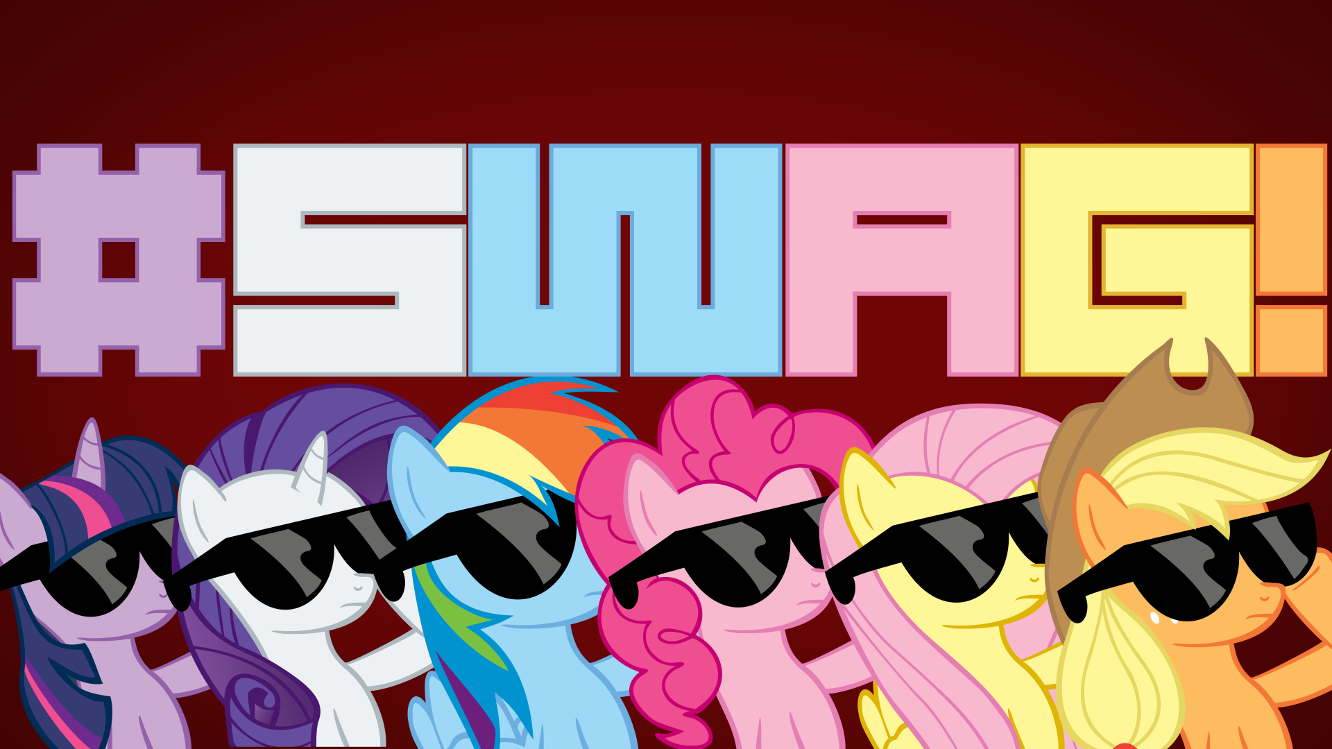 Пк май. Пони СВЕГ. SWAG пони. MLP шапка ютуб. My little Pony обои на рабочий стол.