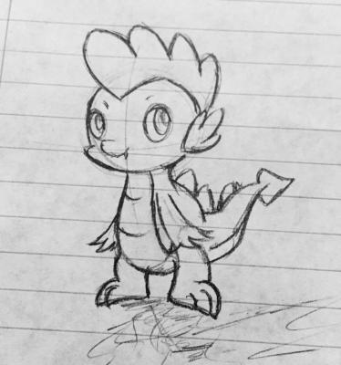 Spike doodle - Visual Fan Art - MLP Forums